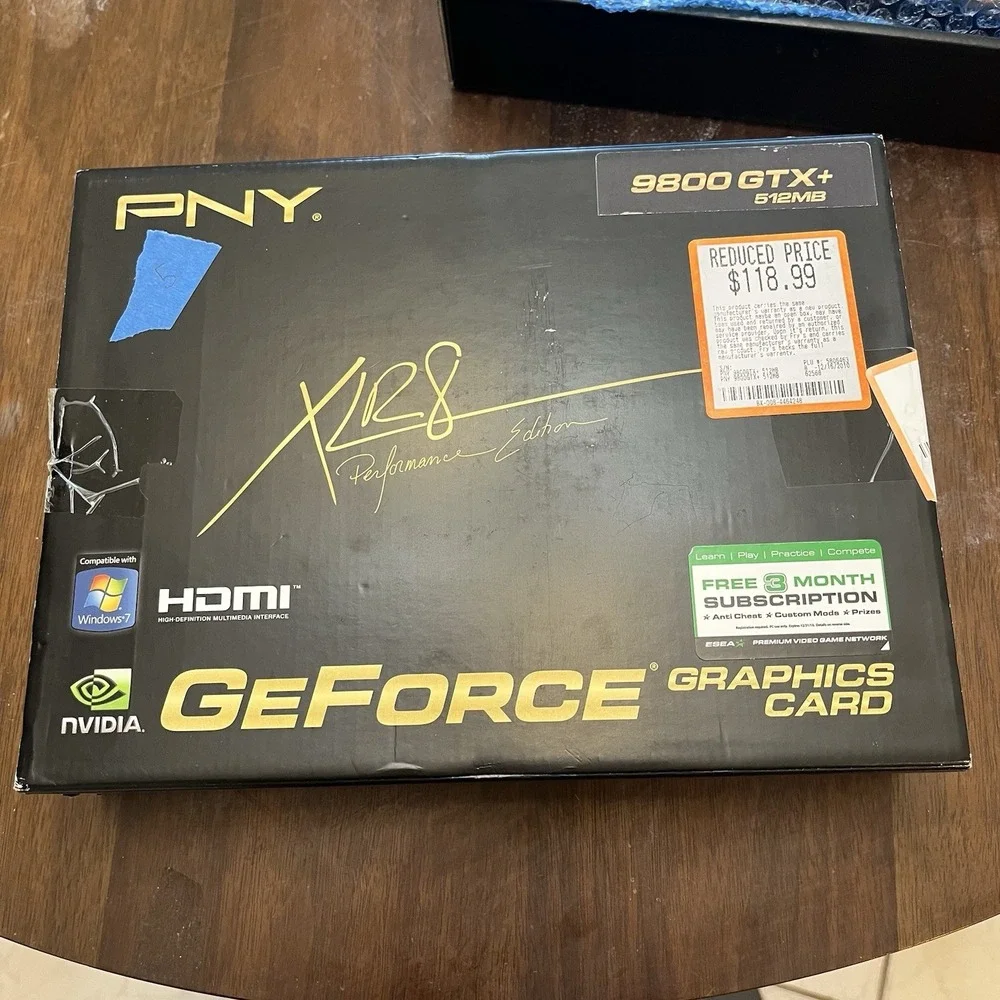 NVIDIA GEFORCE 7800 GTX A2 Graphics Card With 9800 GTX Heatsink